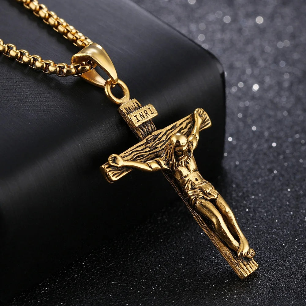 Colar Crucifixo Jesus Cristo - A Crucificação