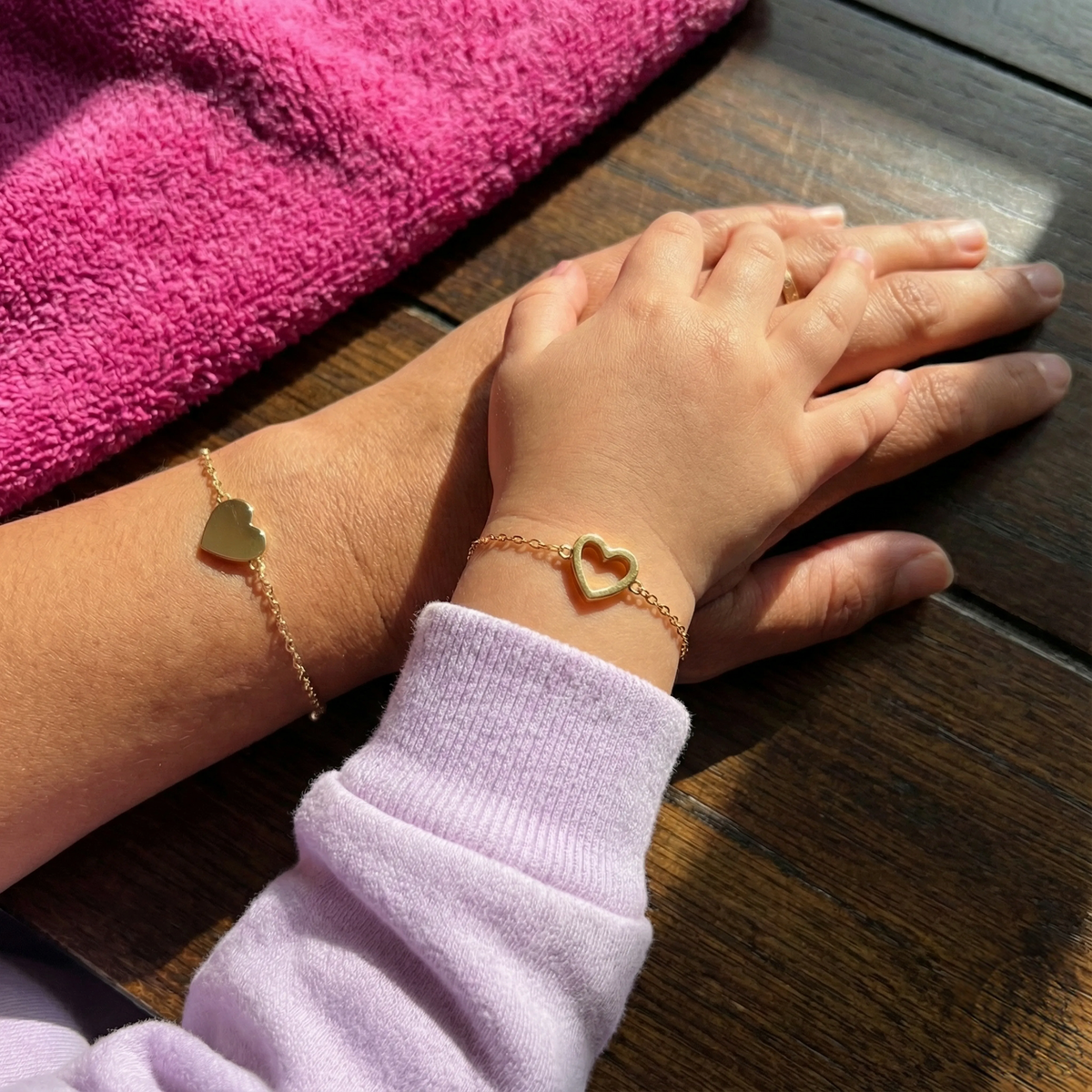 Pulseiras Amor Eterno – Mãe & Filha com caixa presenteável de brinde