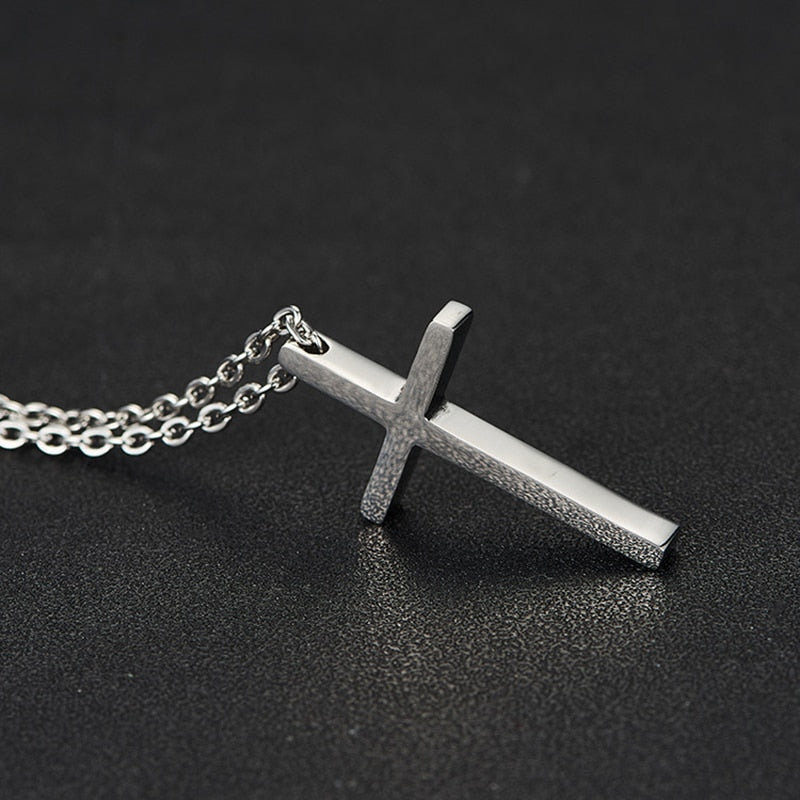 Colar cruz clássico masculino - Meu Pai com cartão dedicatória