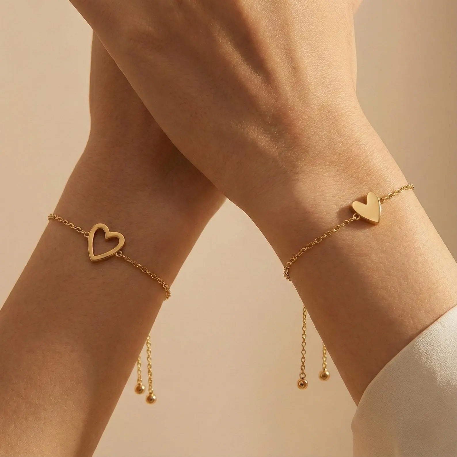 Pulseiras Amor Eterno – Mãe & Filha com caixa presenteável de brinde