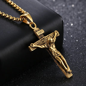 Colar Crucifixo Jesus Cristo - A Crucificação