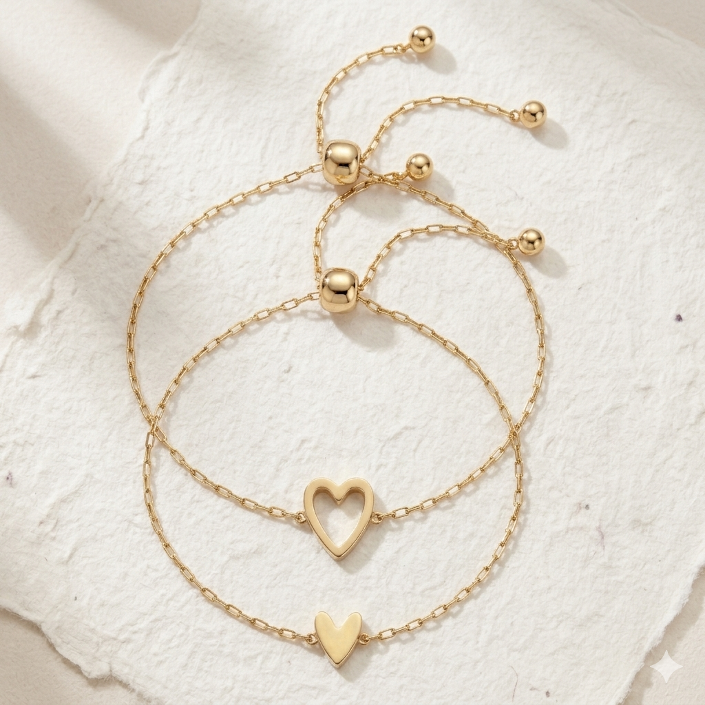 Pulseiras Amor Eterno – Mãe & Filha com caixa presenteável de brinde